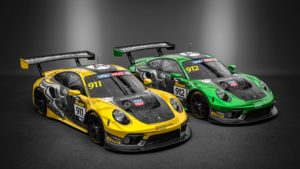 Both absolute racing PORSCHE 911GT3R #911 & #912 B12hr 2020 | © berzerkdesign
